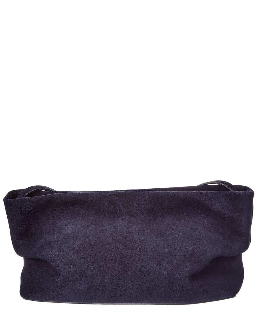 Aesther Ekme Blue Suede Shoulder Bag