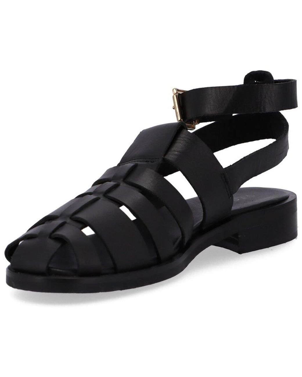 Alohas Black Perry Leather Sandal