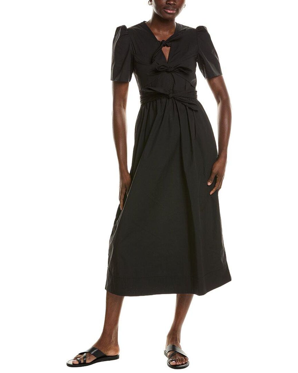 JLuxe Black Midi Dress