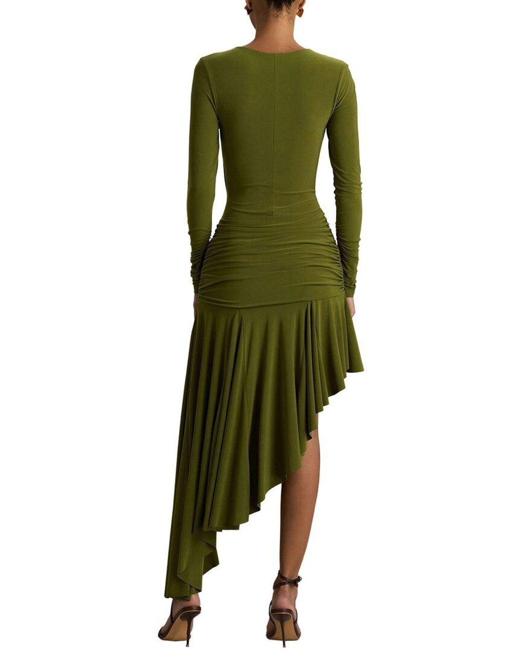 Elunova Green Midi Dress