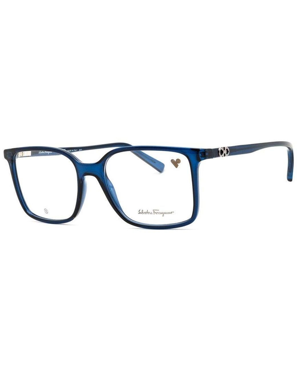Ferragamo Blue 54Mm Optical Frames