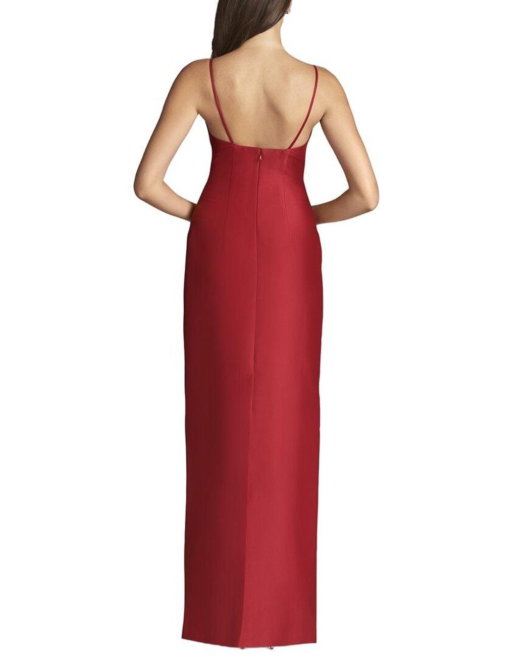 Sachin & Babi Red Embellished Pryce Gown