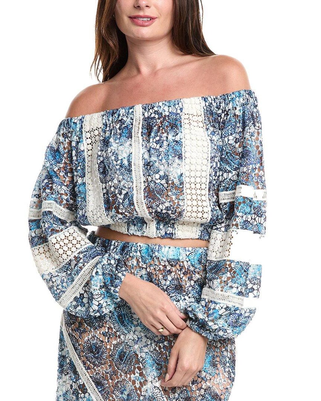 Ramy Brook Blue Aiyana Top