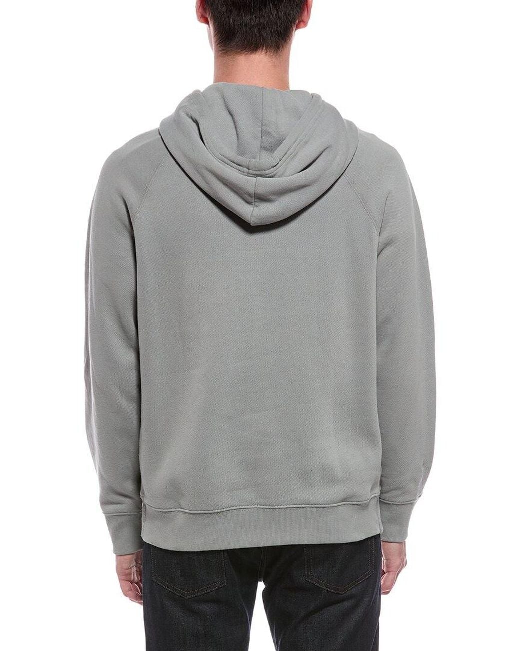 Faherty Brand Gray High Standard Fleece Hoodie for men