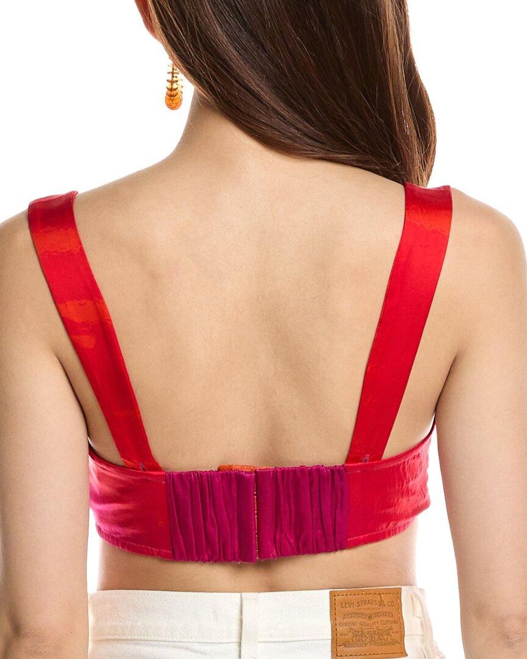 Hemant & Nandita Pink Soma Bandeau Top