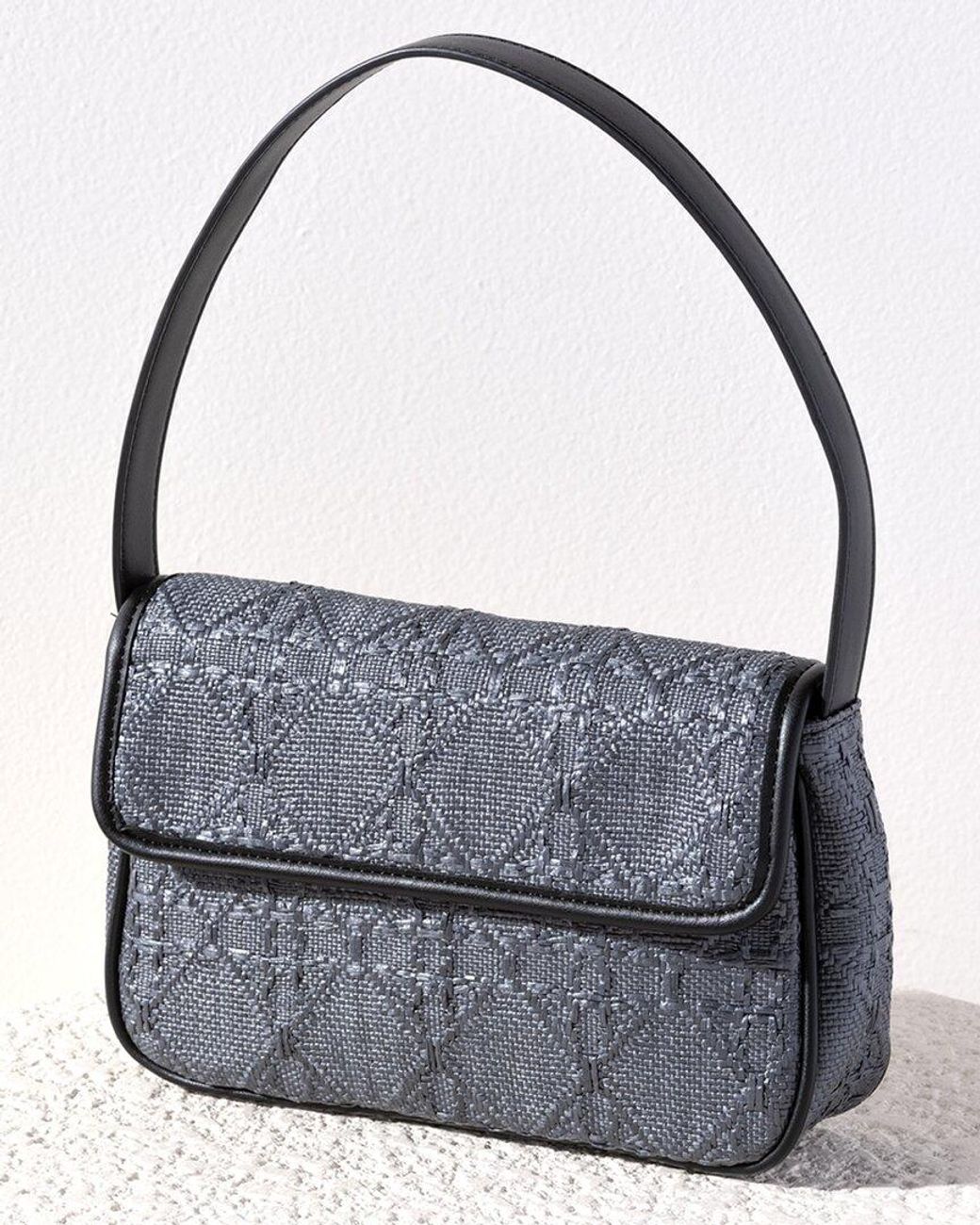 Shiraleah Gray Adrienne Baguette Bag