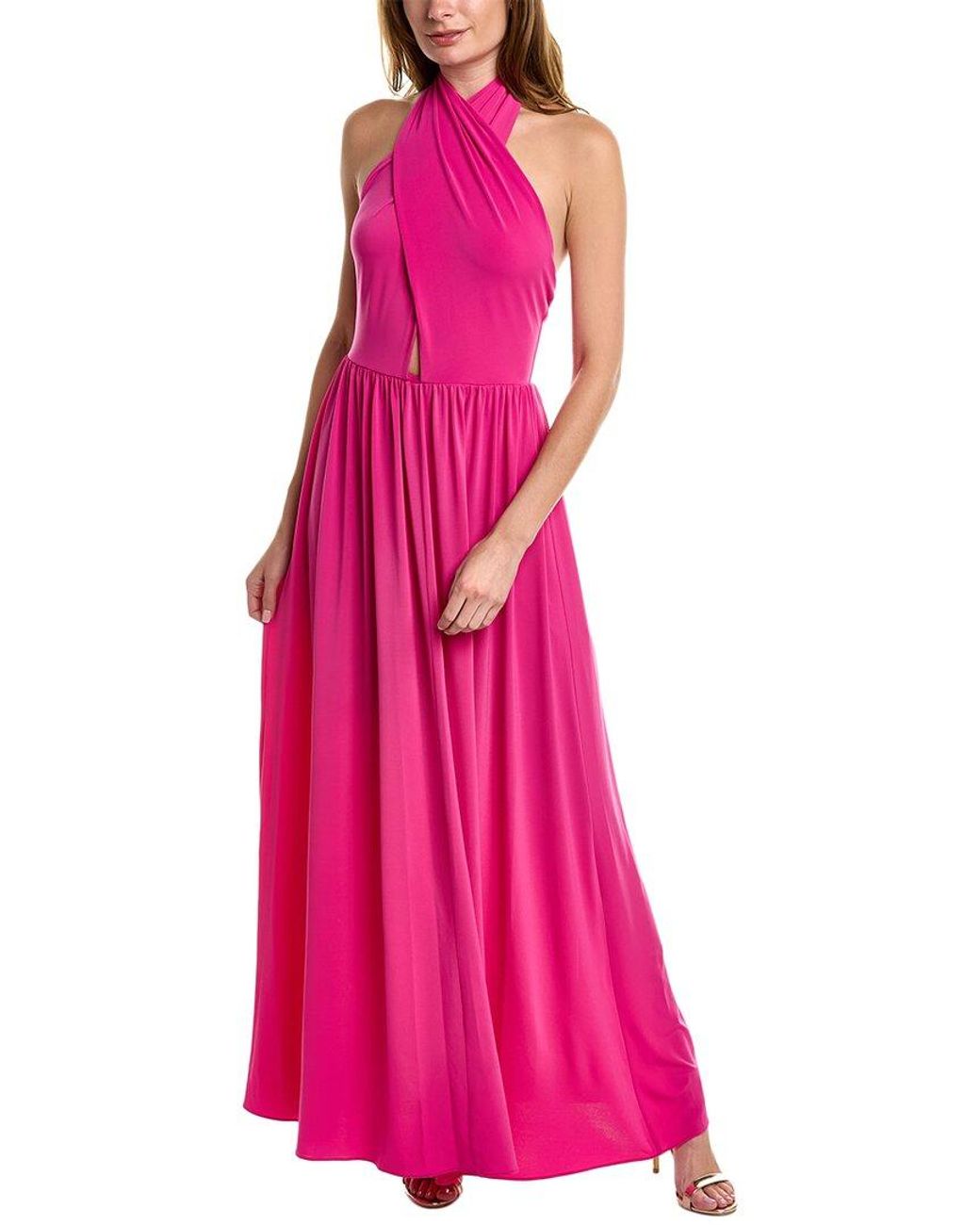 Halston Heritage Pink Jennifer Gown