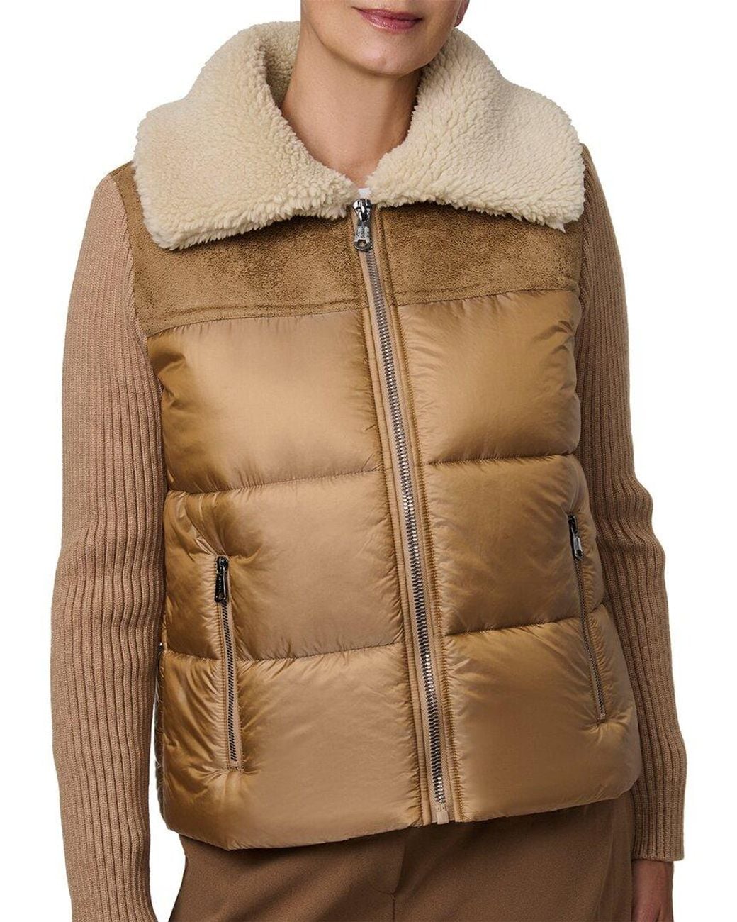 Bernardo Brown Puffer Vest