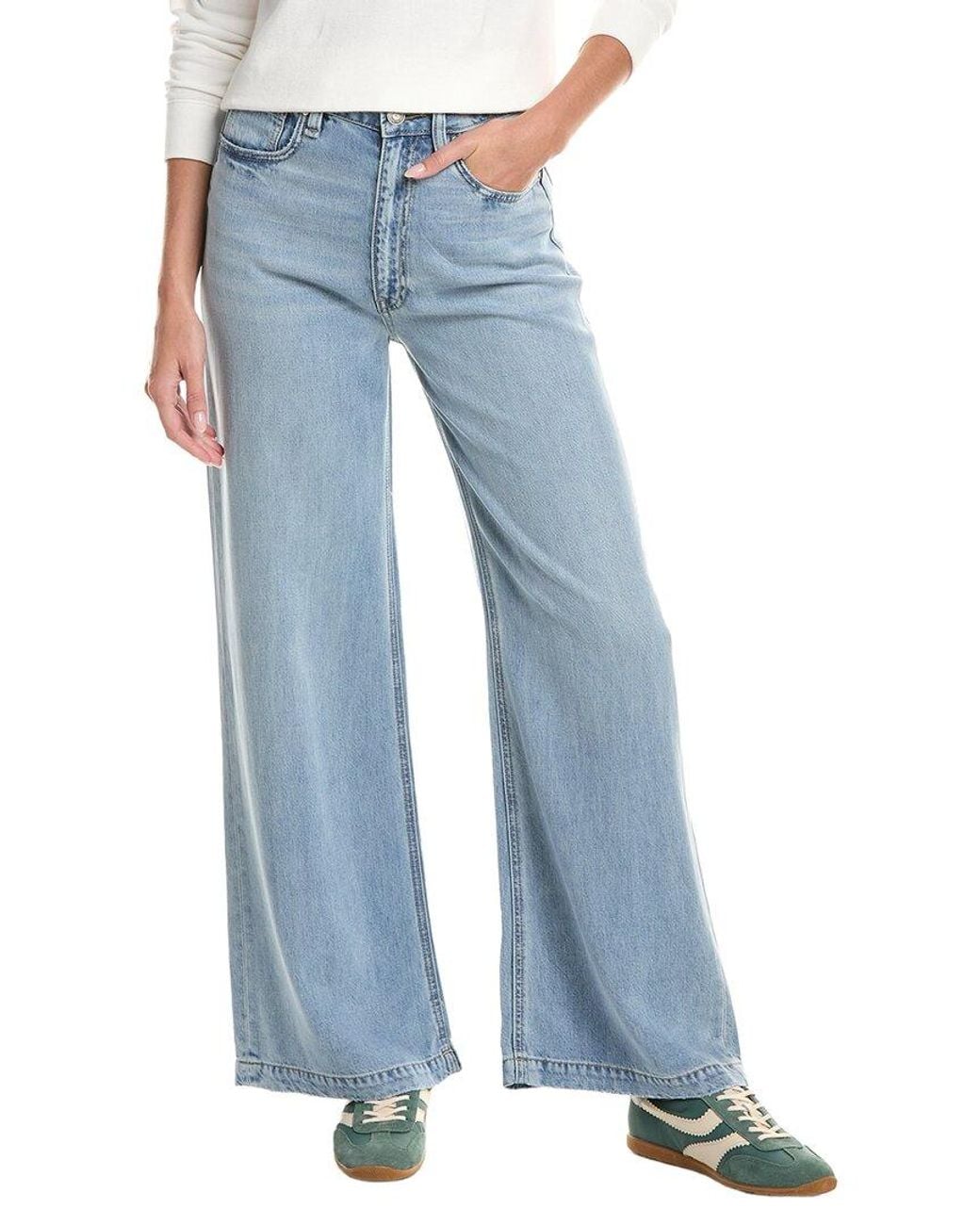 Hudson Blue Jodie Loose Fit Wide Leg Jean