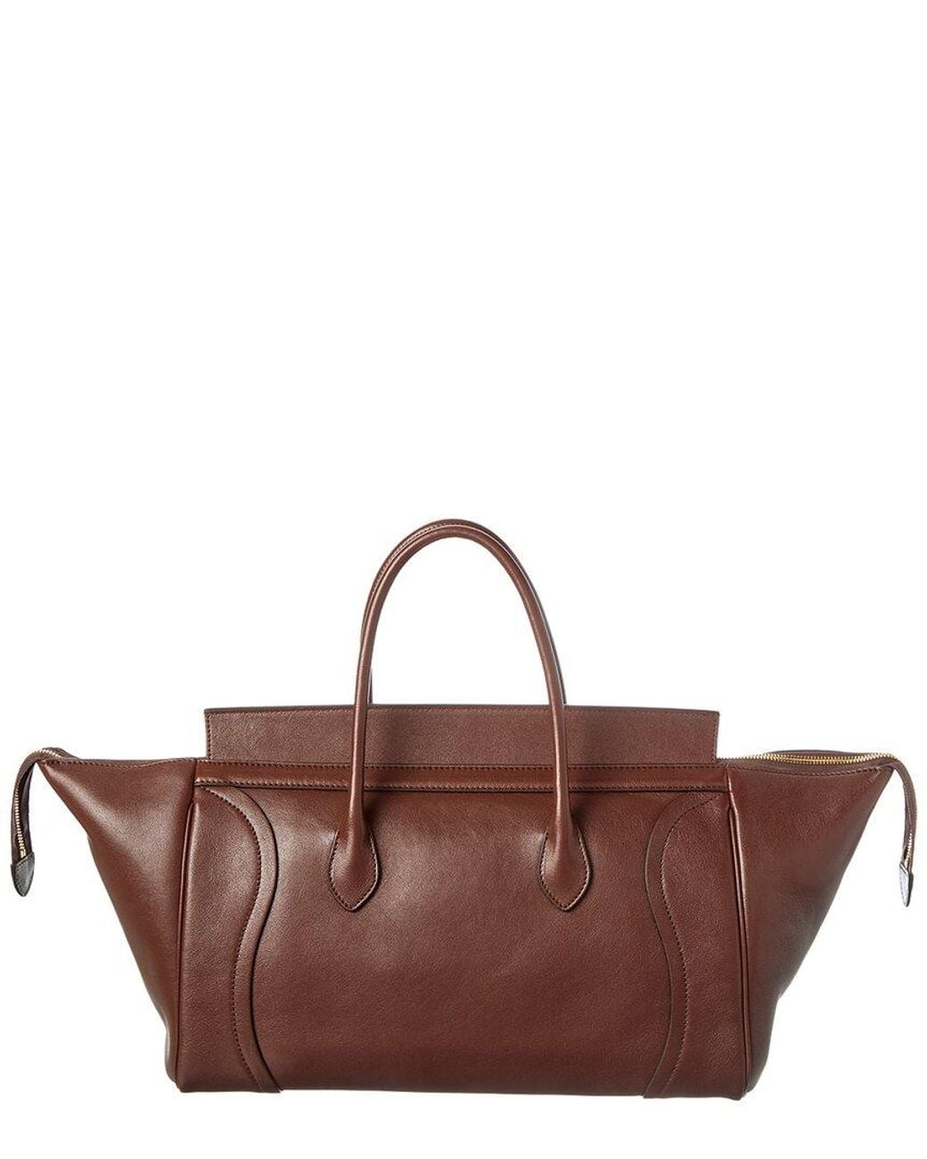 Céline Brown Leather Tote