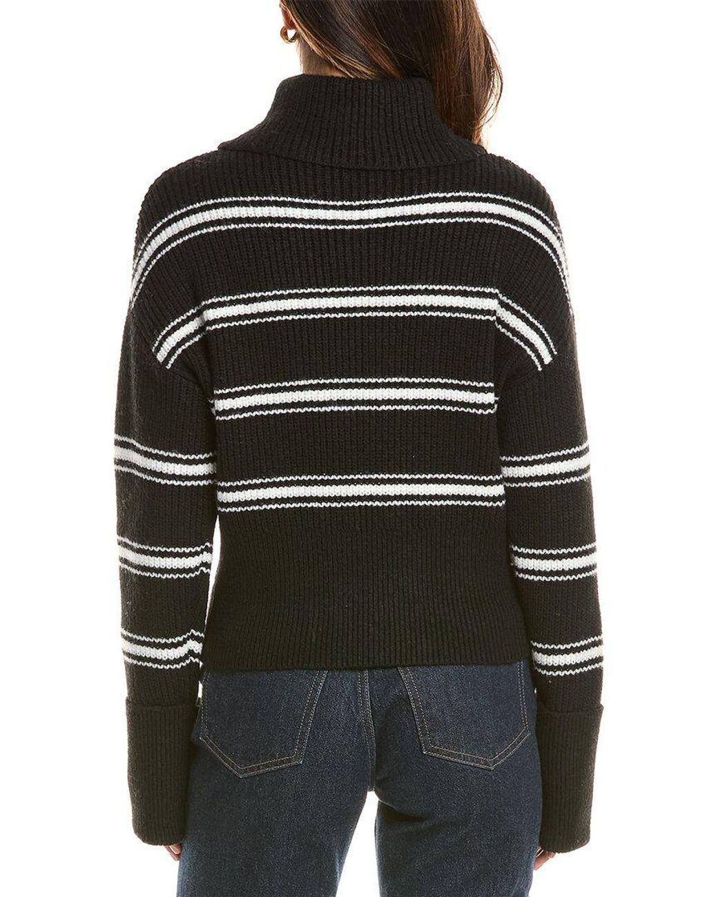 525 America Black Turtleneck Sweater