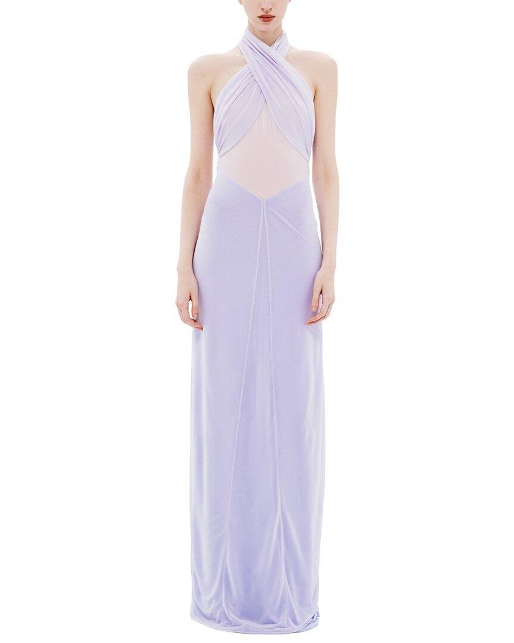 Misha Purple The 'Pippa' Braid Dress
