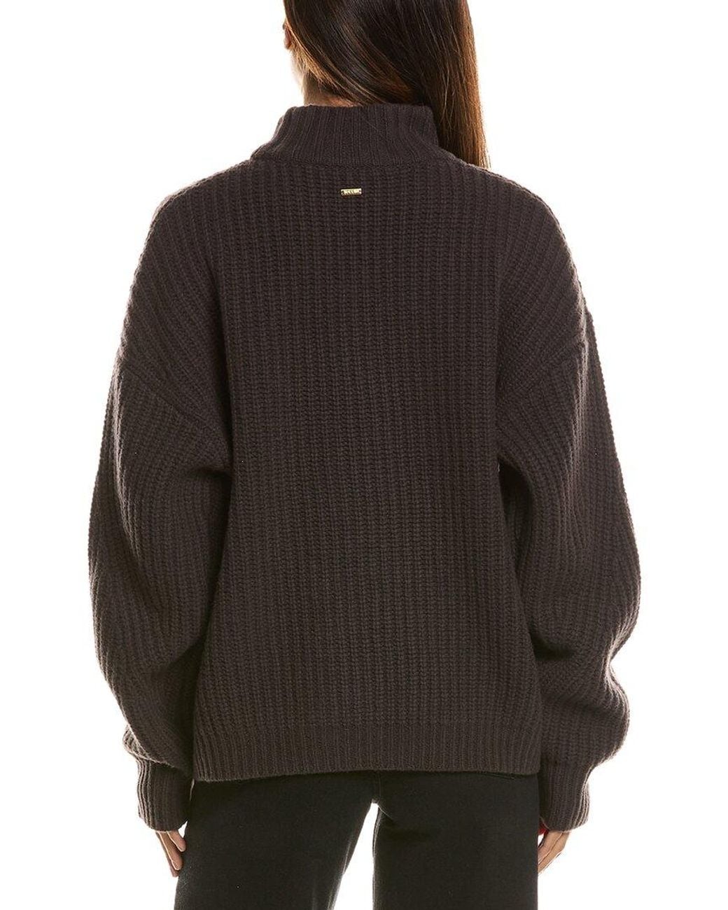 Toccin Black Oversized Wool Sweater