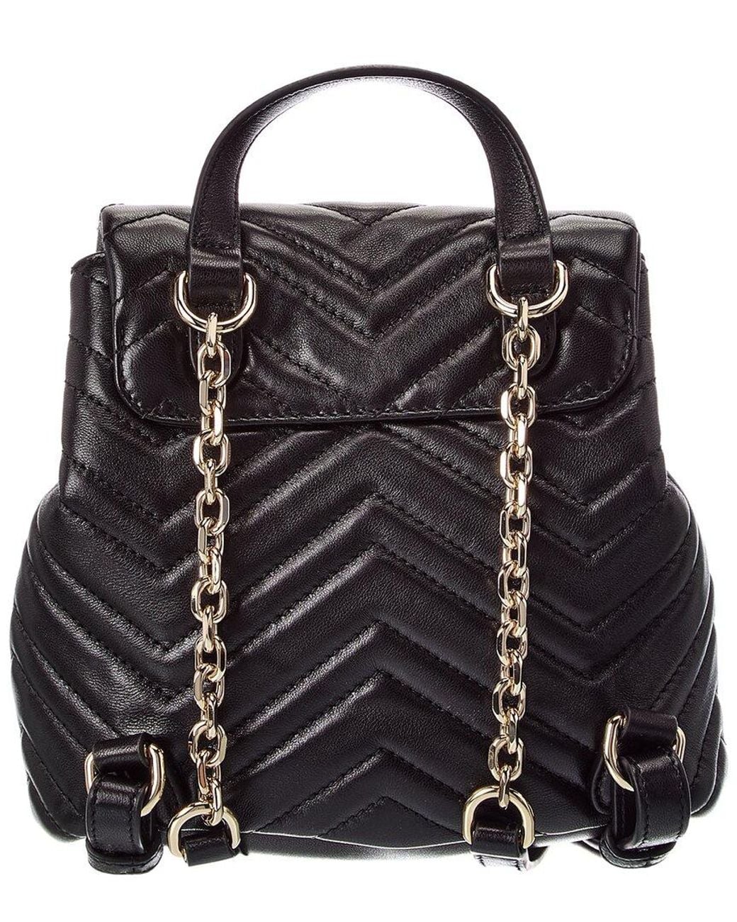 Gucci Black Gg Marmont Mini Leather Backpack