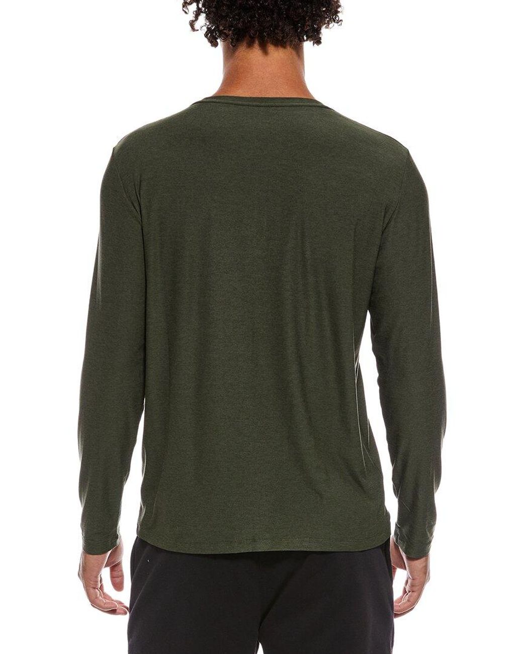 Beyond Yoga Green Always Beyond Long Sleeve Crewneck Top for men