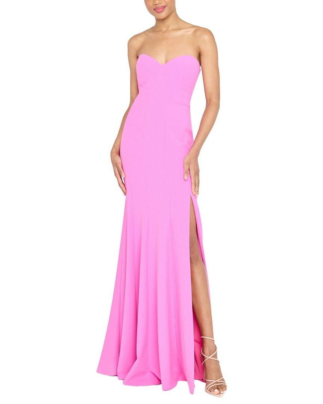 THEIA Pink Sunny Gown