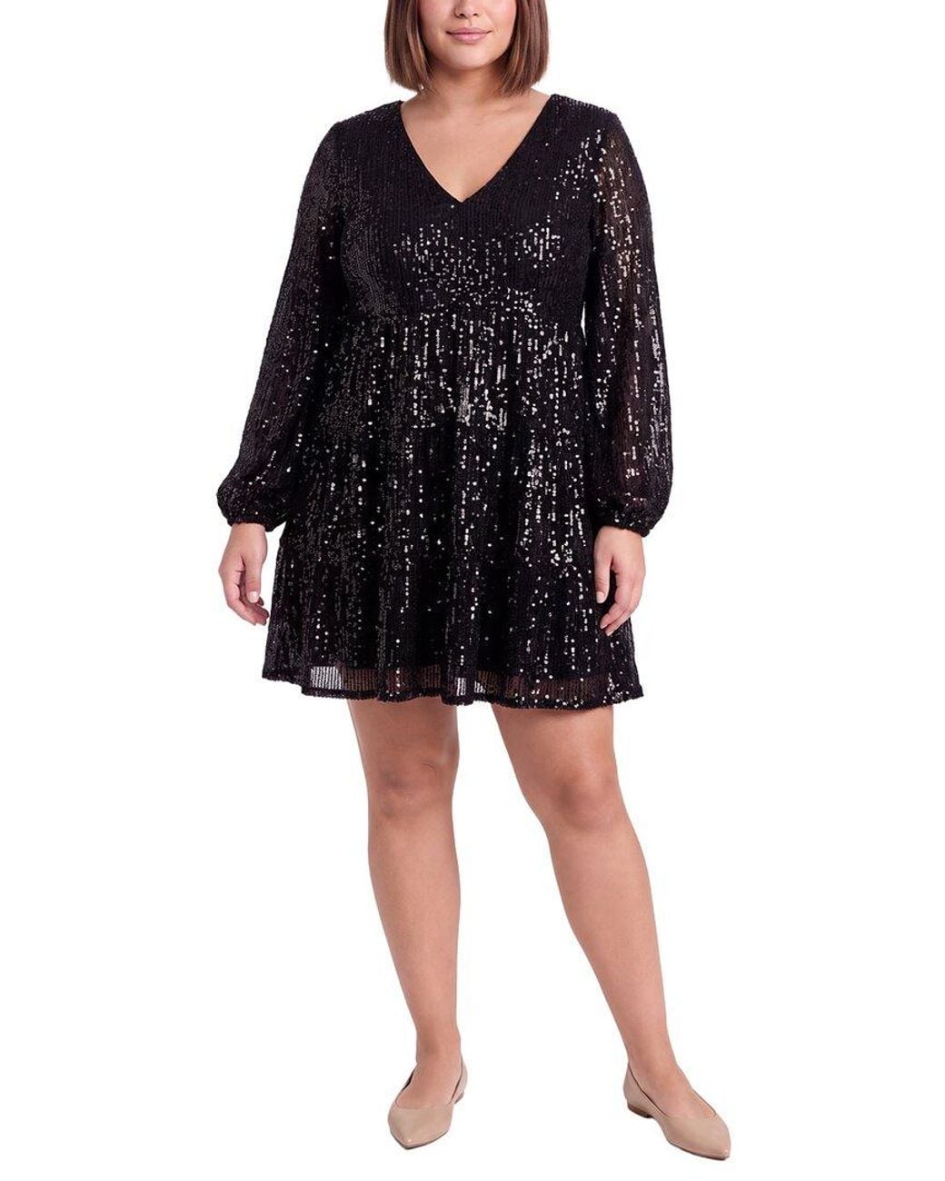 Eliza J Black Trap Dress