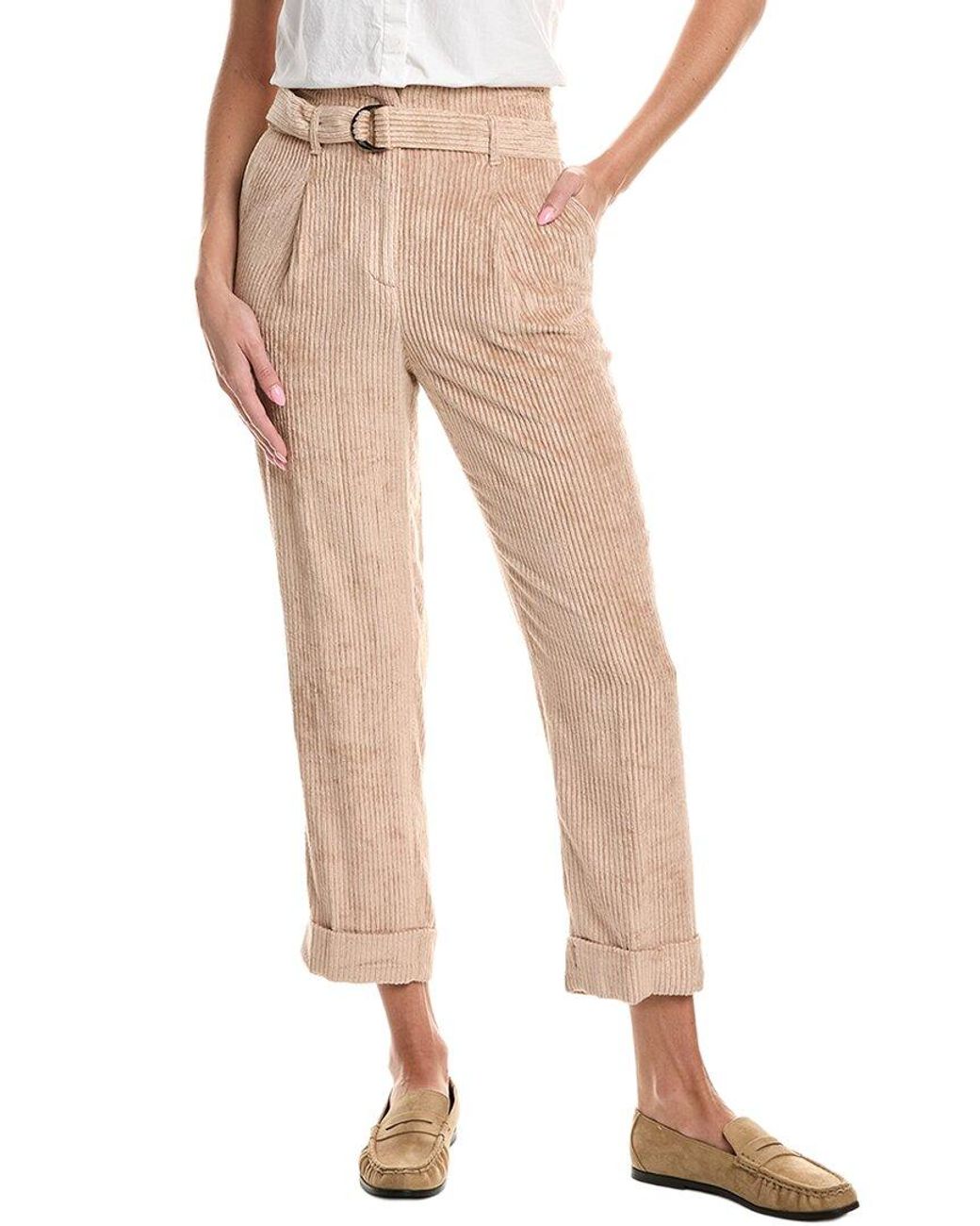 Peserico Natural Corduroy Pant