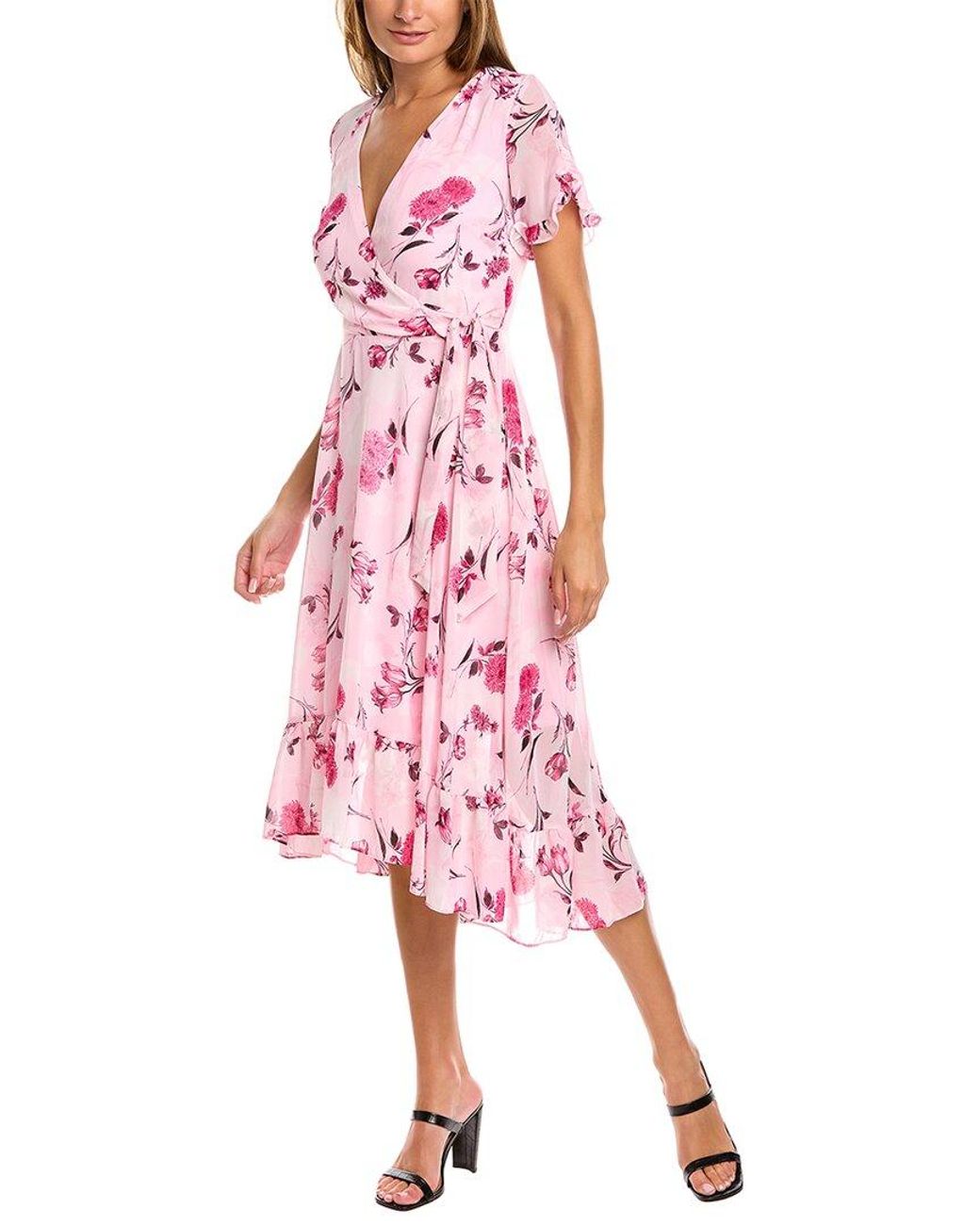 Karl Lagerfeld Surplice Midi Dress in 