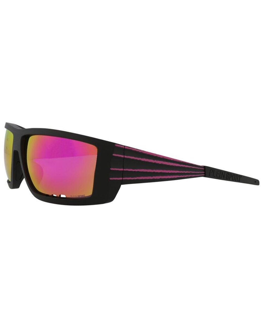 Philipp Plein Red Ssp003 64Mm Sunglasses for men