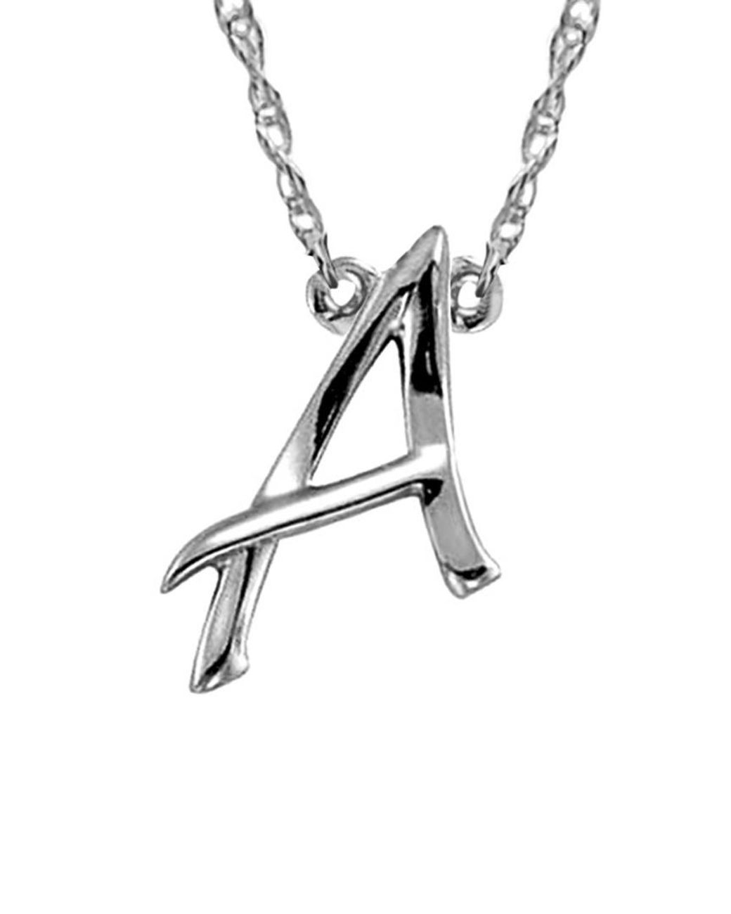 Jane Basch Metallic 14K-Z Initial Necklace -Z)