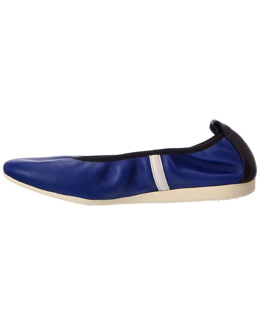 Arche Blue Lamour Leather Flat