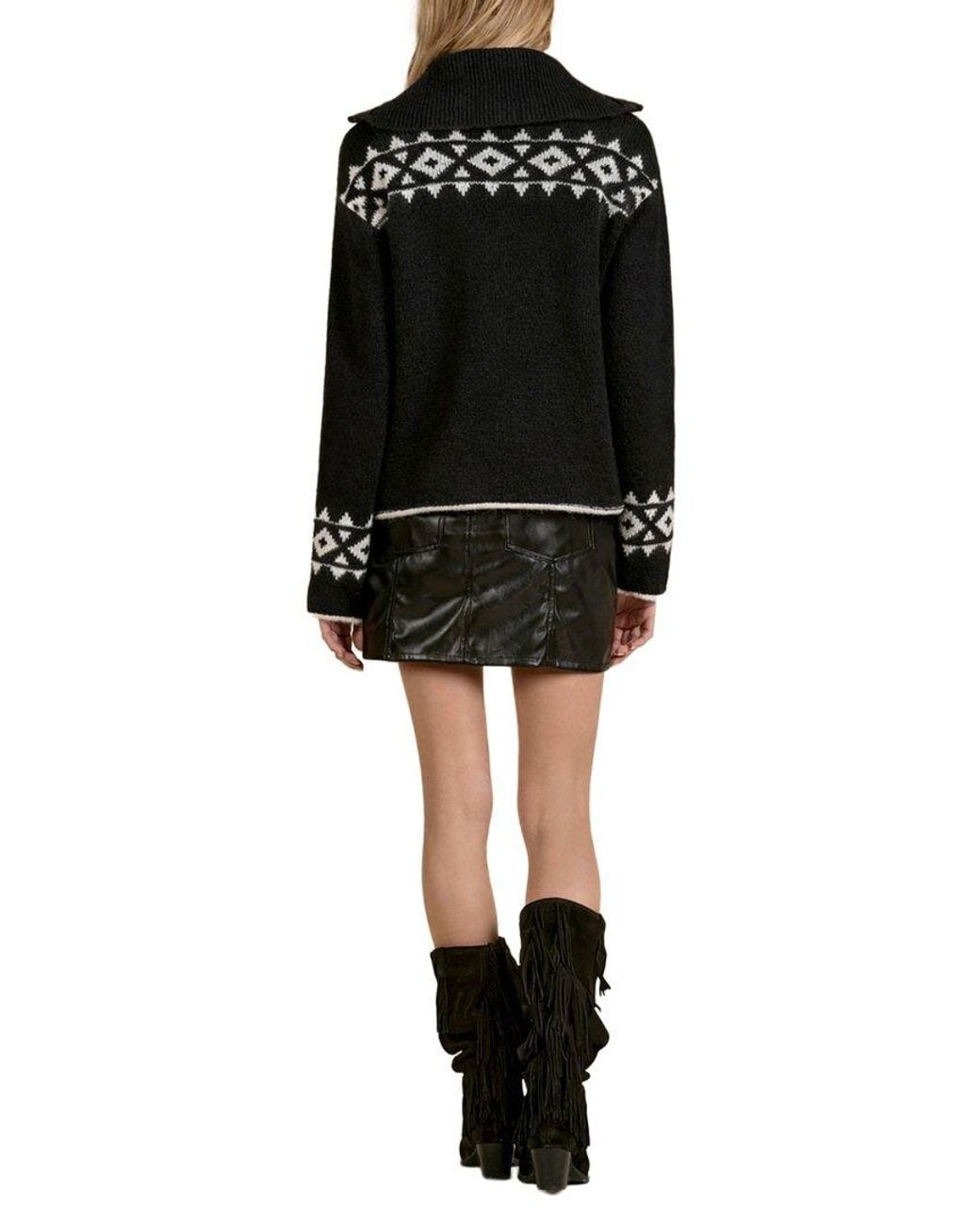 Elan Black Pullover
