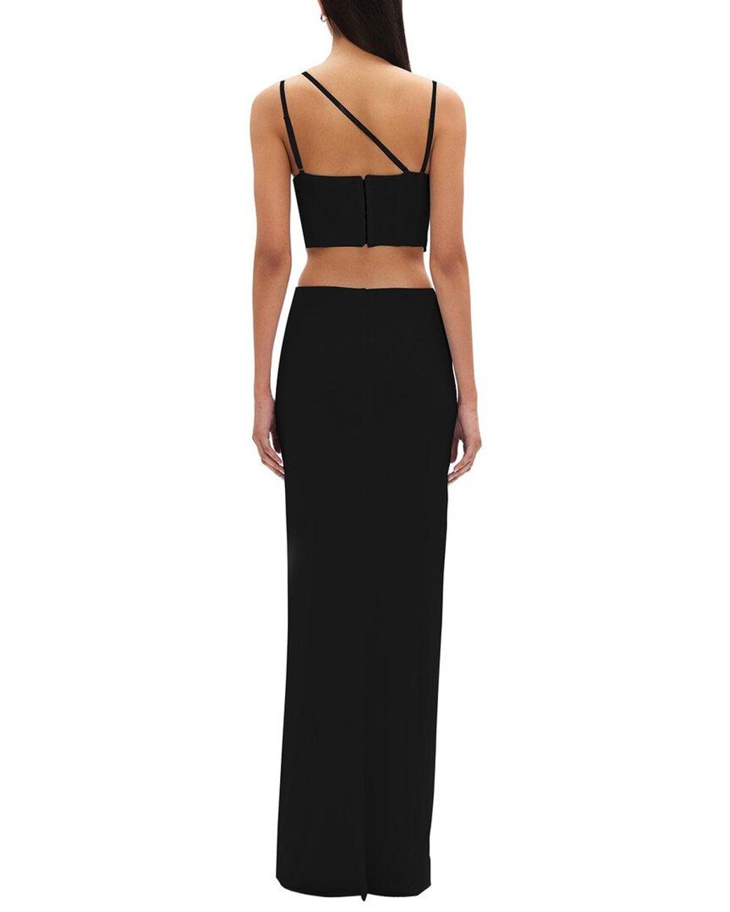Misha Black Alora Maxi Dress
