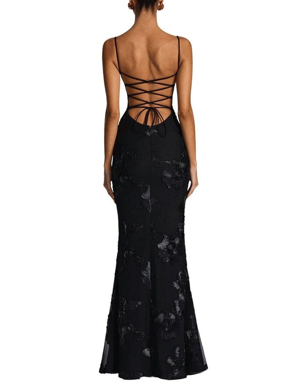 Dilireba Black Maxi Dress