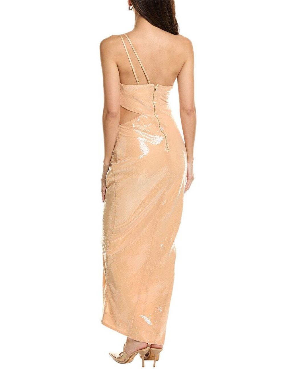 Suboo Natural Marcel Draped Maxi Dress