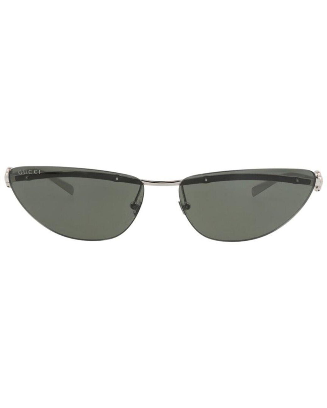 Gucci White Gg1701S 61Mm Sunglasses