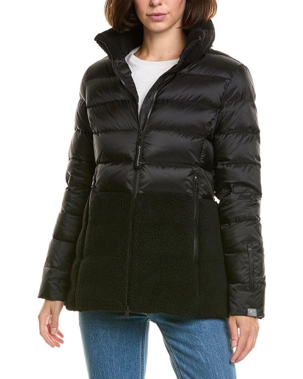 Capranea Black La Fola Wool-Blend Jacket