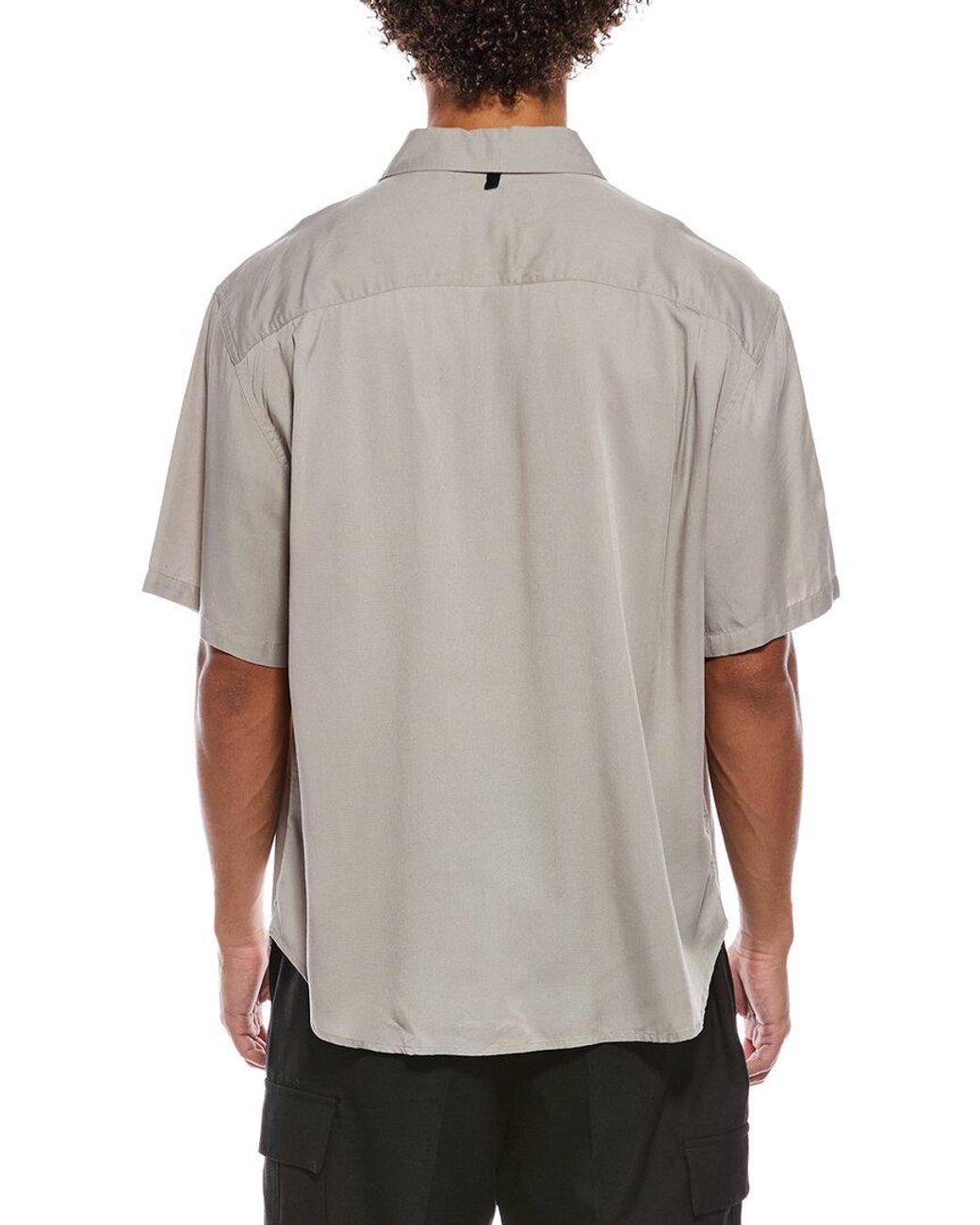 Rag & Bone Gray Matthew Pocket Shirt for men