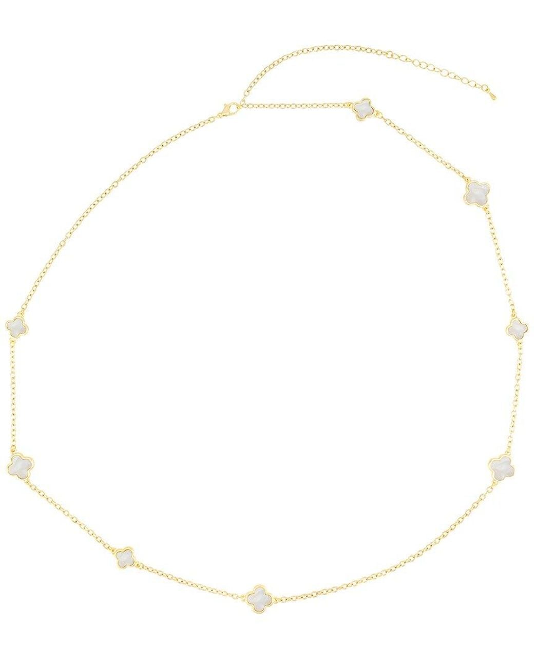 Adornia Natural Mother Of Pearl Necklace