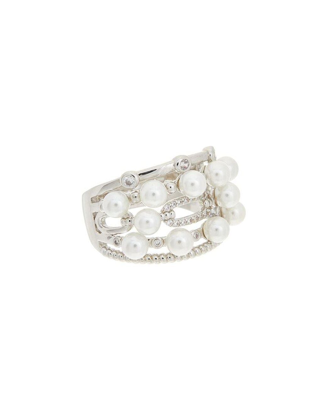 Juvell White 18K Plated Cz Ring