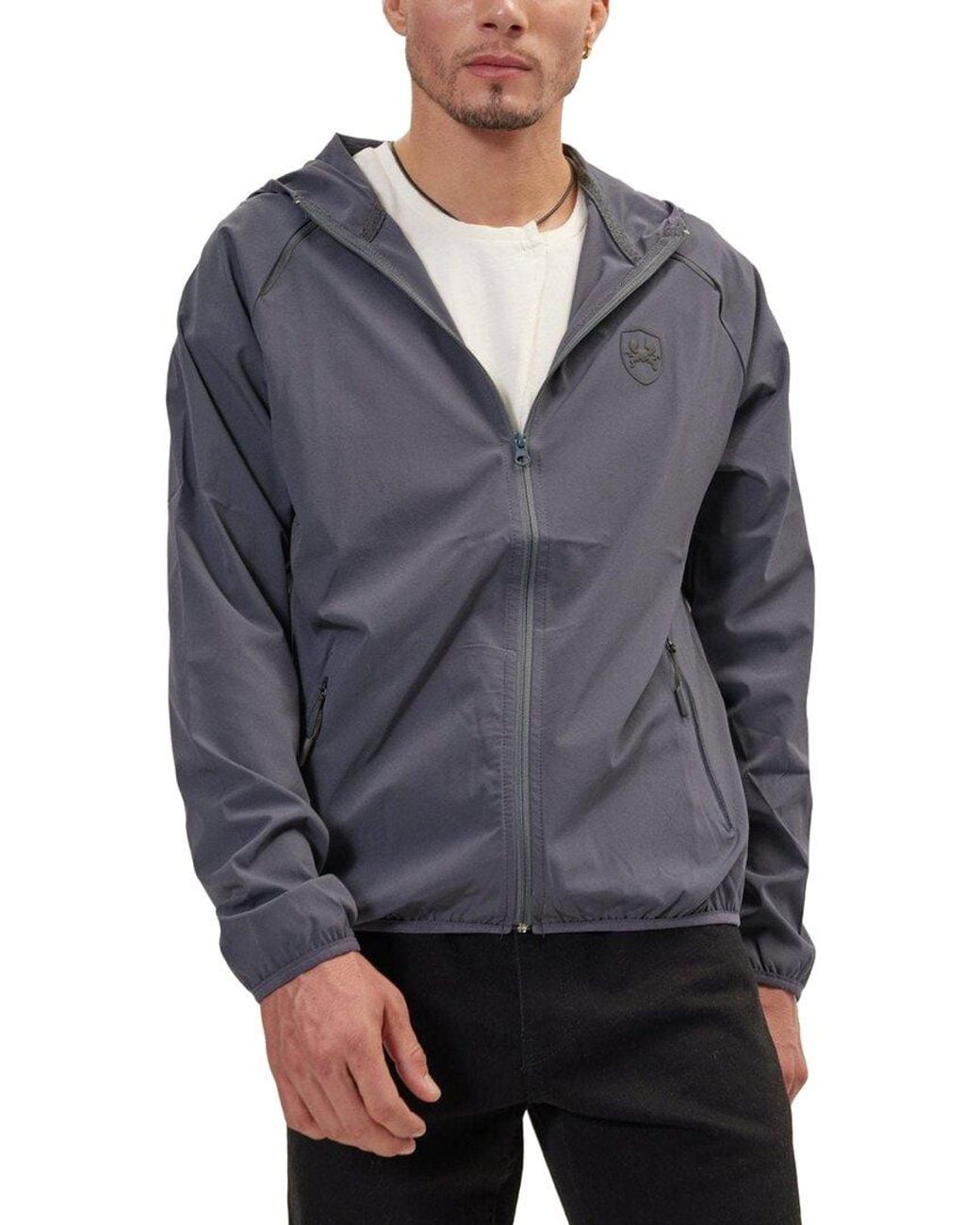 Ron Tomson Gray Raincoat for men