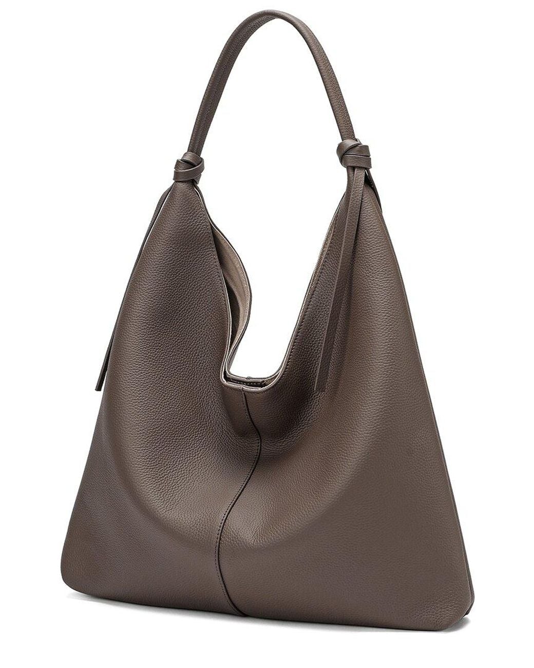 Tiffany & Fred Paris Brown Full-grain Leather Tote