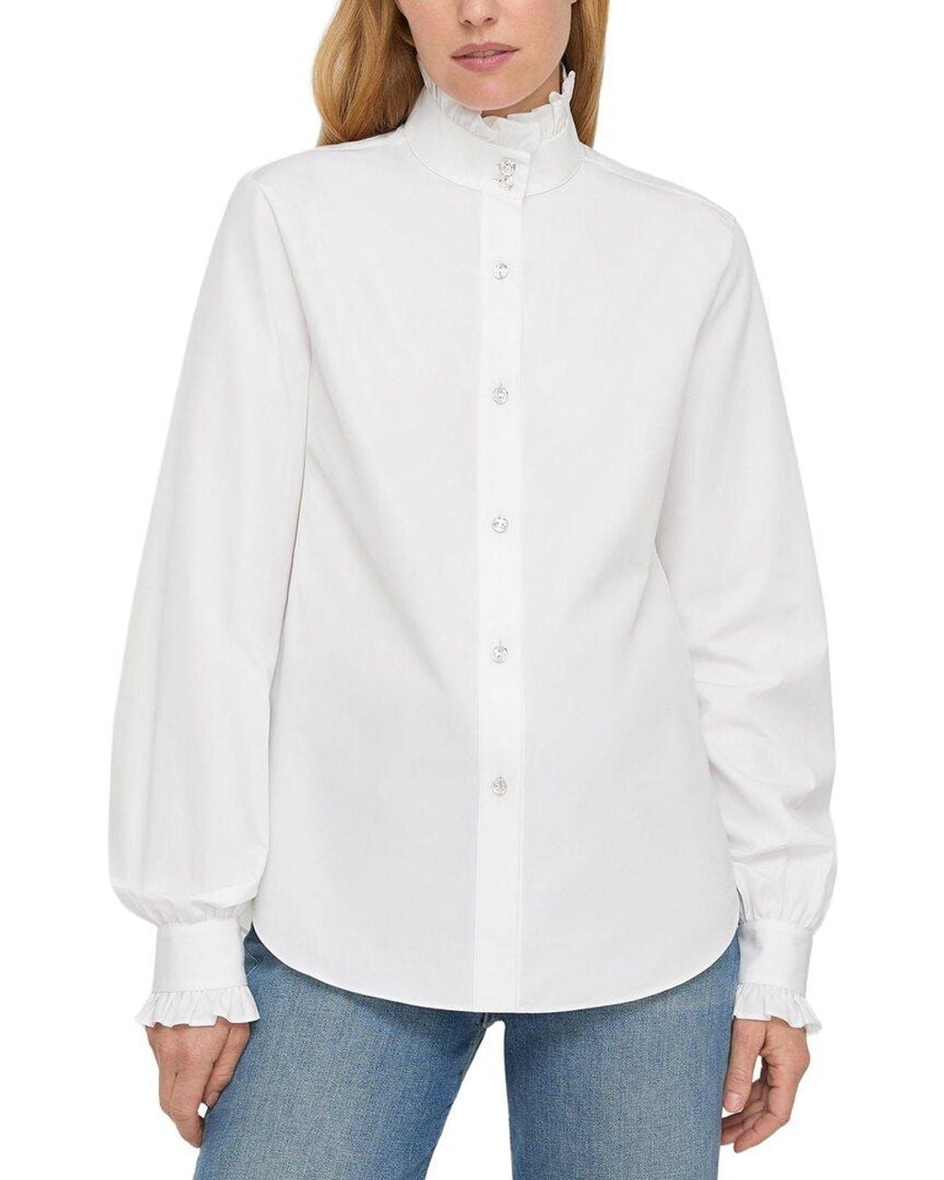 Lafayette 148 New York White Shirt