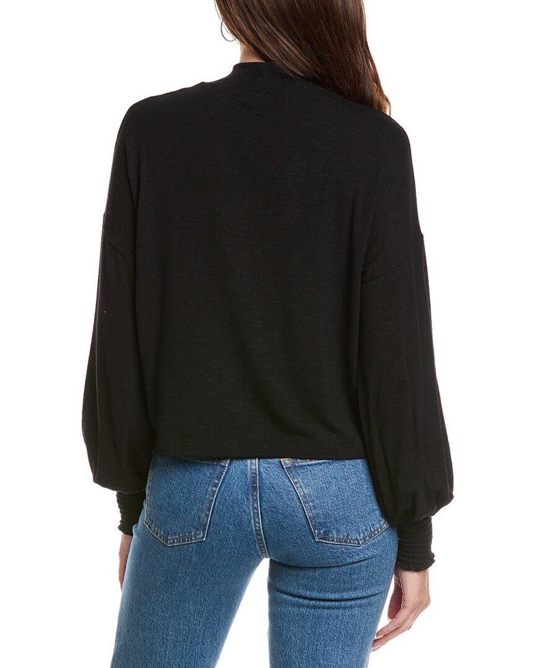 Michael Stars Black Lila Top