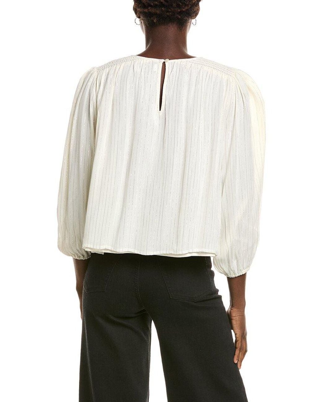 Michael Stars White Dolly Blouse
