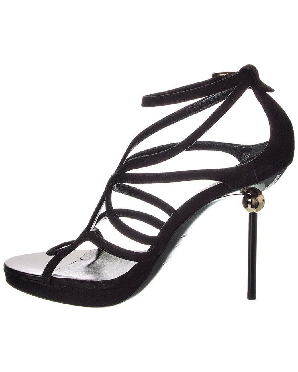 Roger Vivier Black Suede Sandal