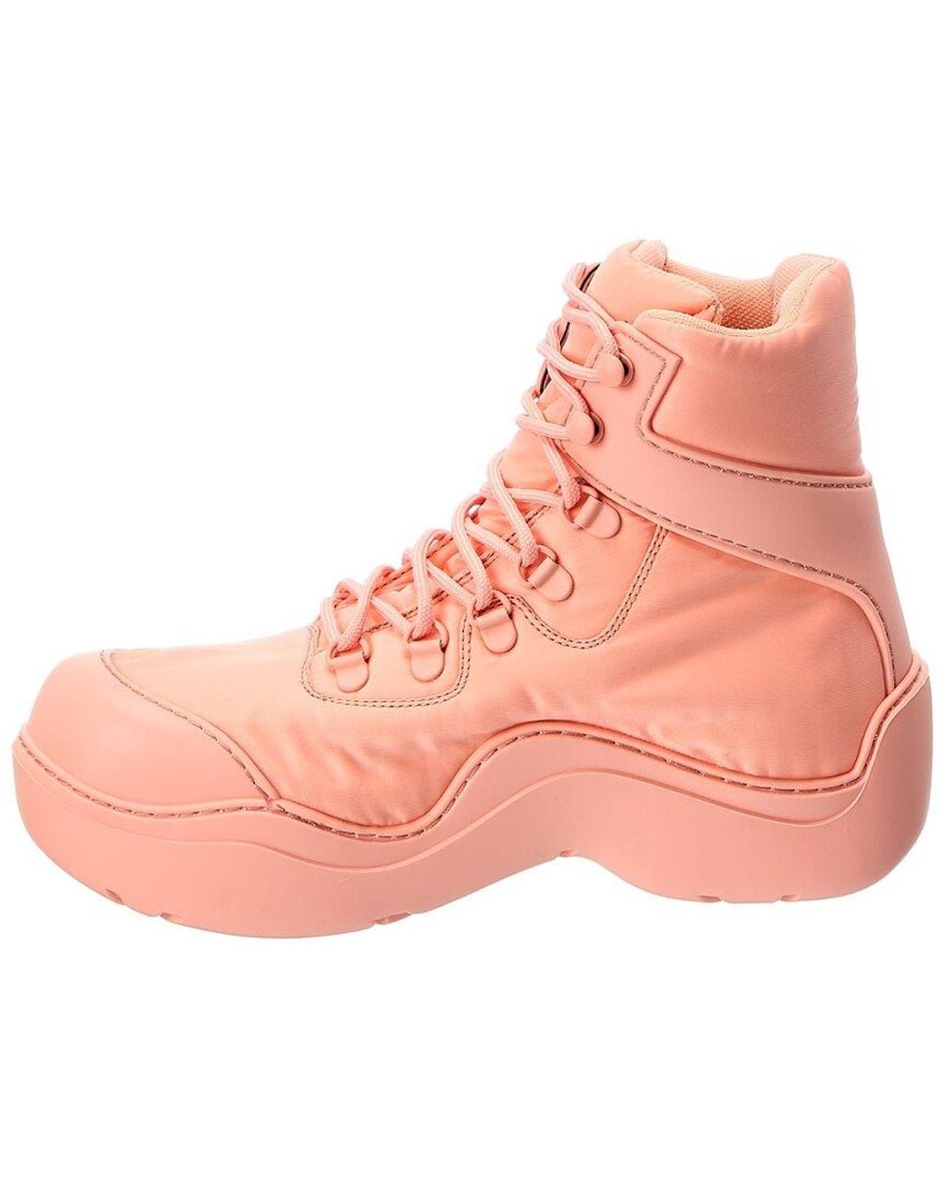 Bottega Veneta Pink The Puddle Bomber Rubber Boot