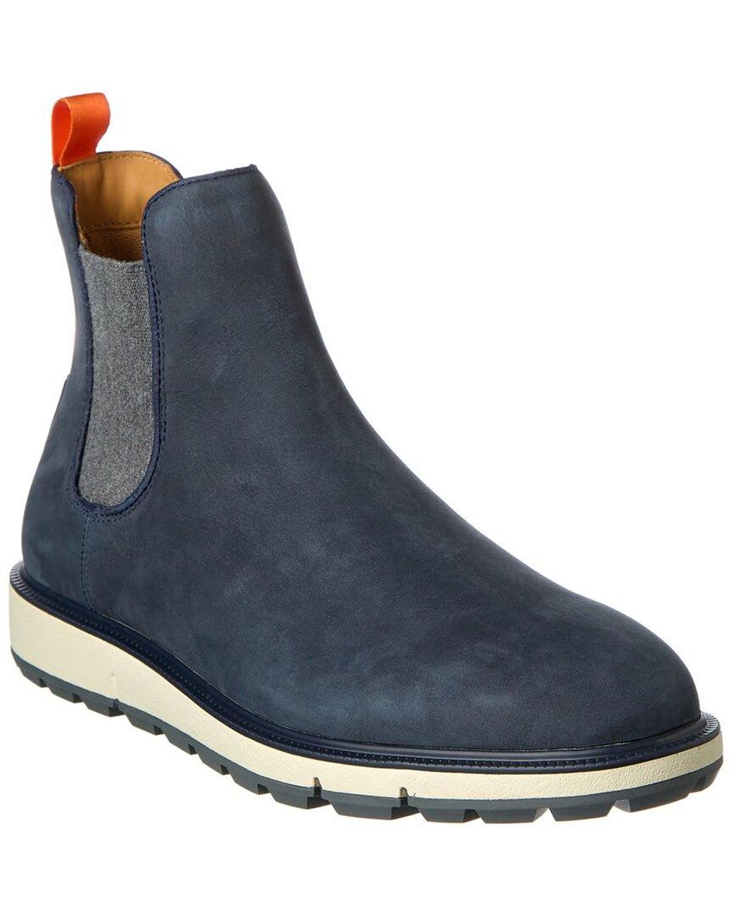 Swims Motion Leather Chelsea Boot in Blue for Men | Lyst