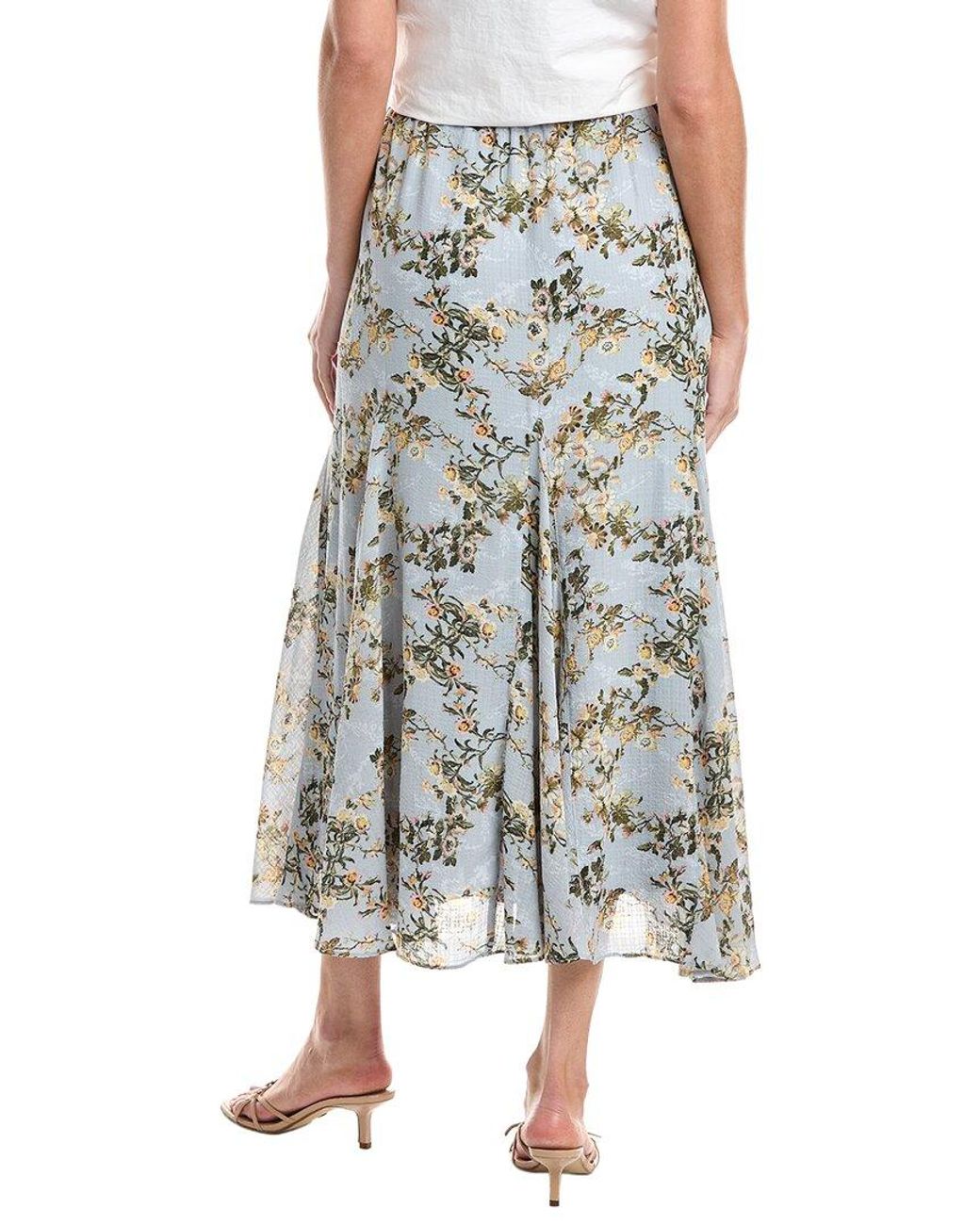 Max Studio Blue Maxi Skirt