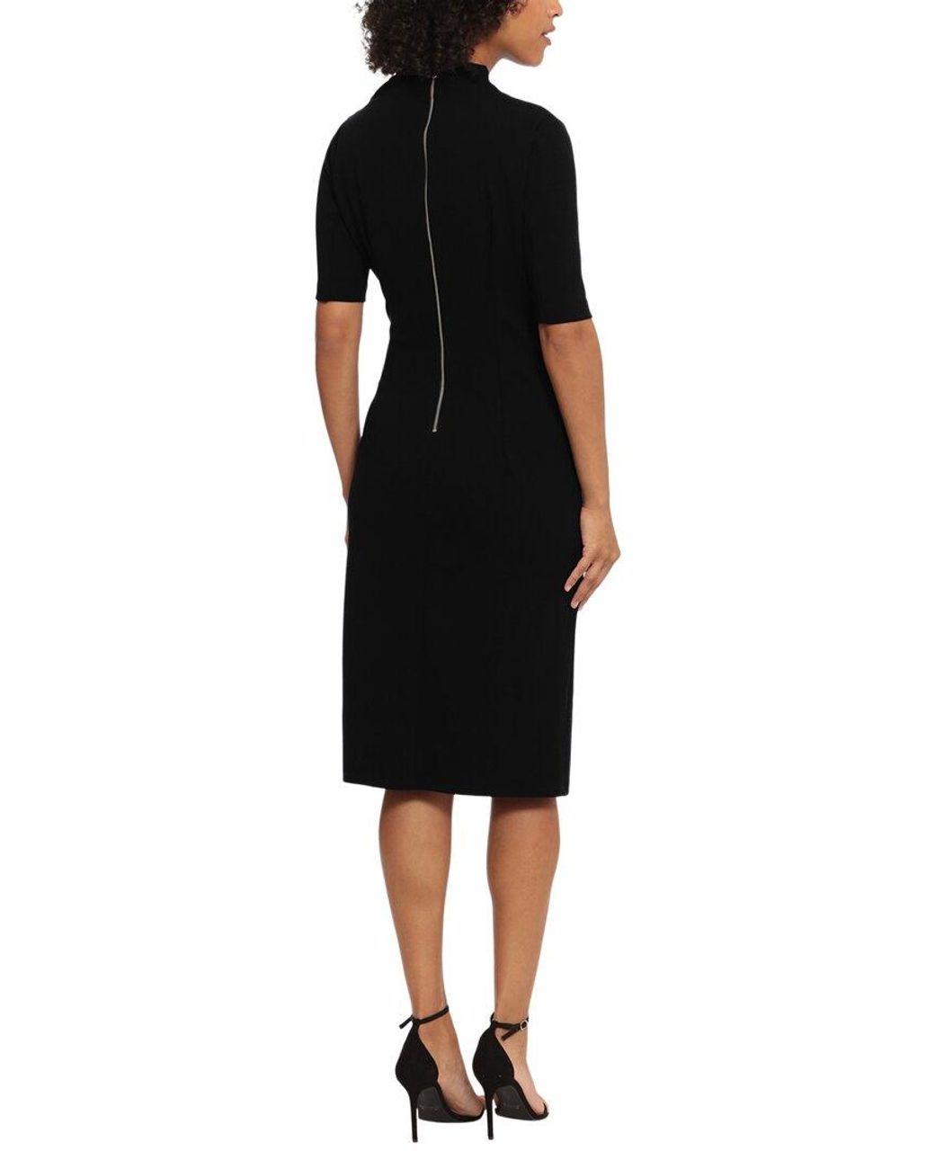 Maggy London Black Midi Dress