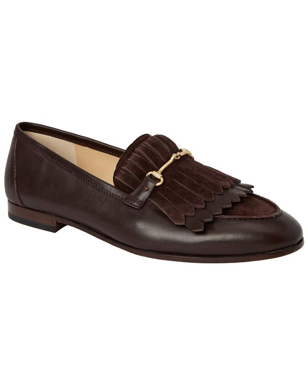 J.McLaughlin Brown Arlie Leather Loafer