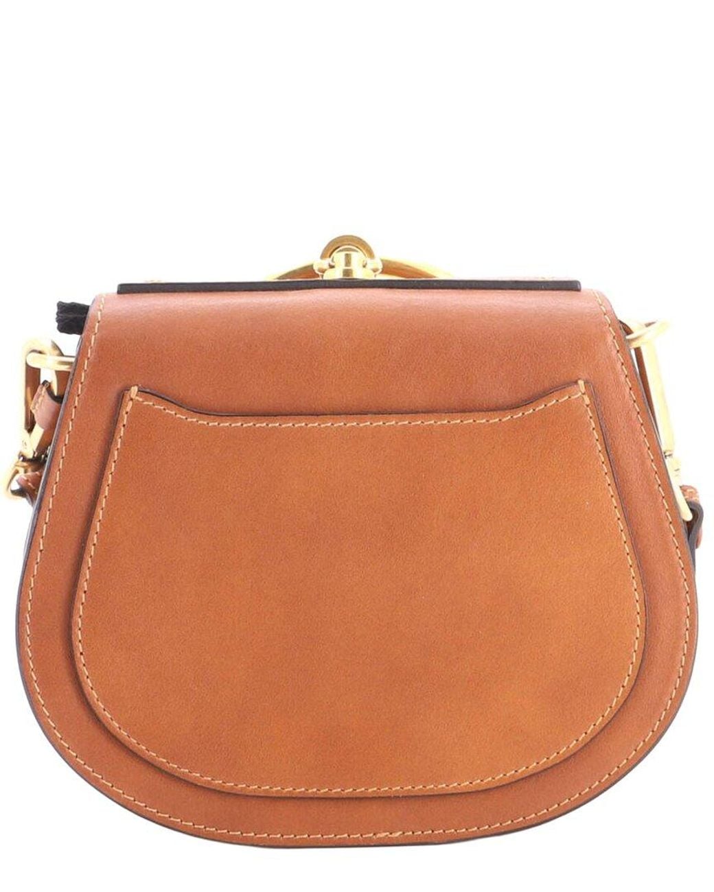 Chloé Brown Leather Nile Crossbody Small (Authentic Pre-Loved)