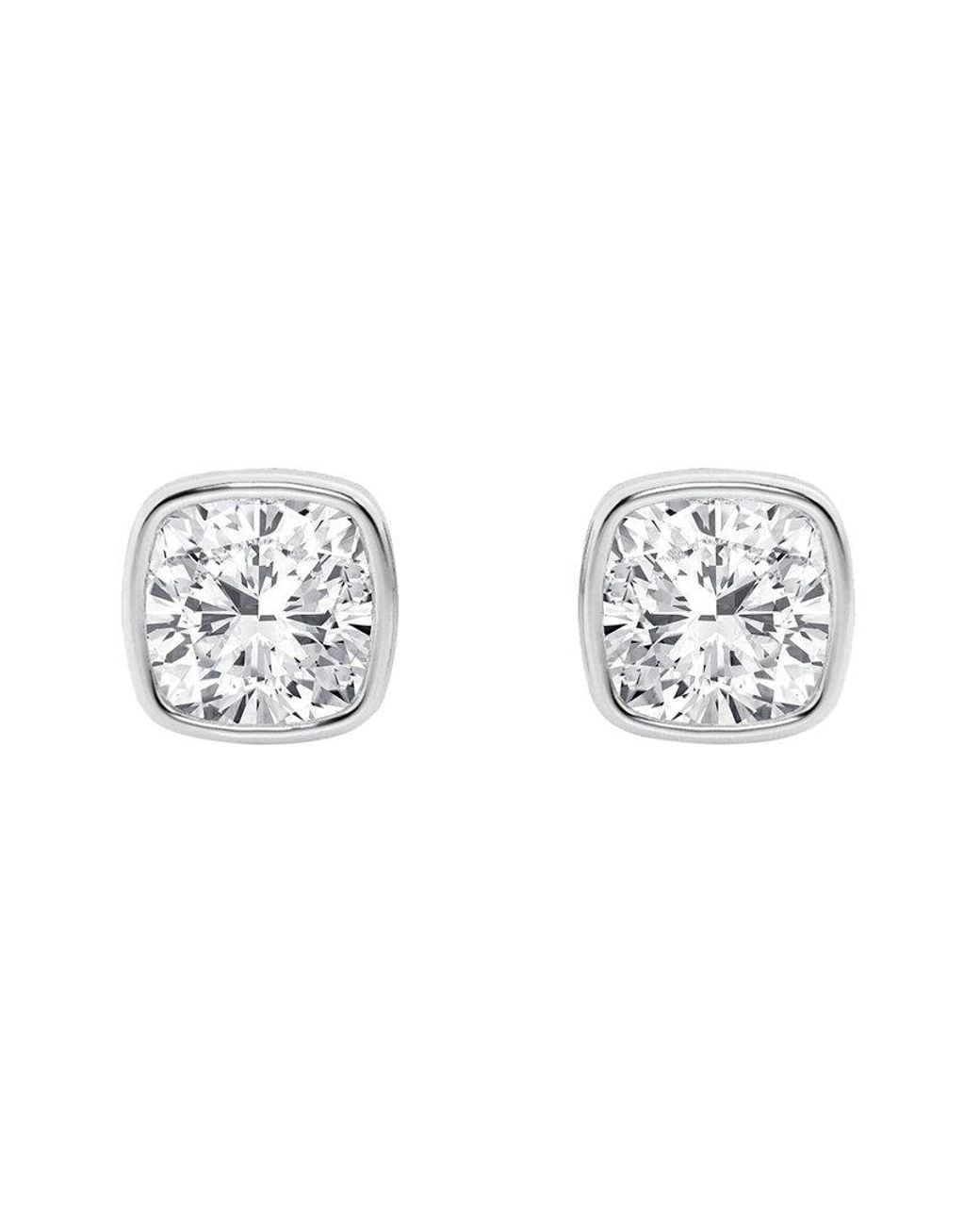 Lab Grown Diamonds Metallic 14K 1.00 Ct. Tw. Lab-Grown Diamond Studs