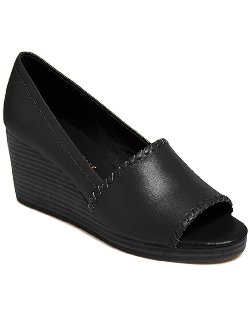Jack Rogers Palmer Leather Sandal in Black Lyst