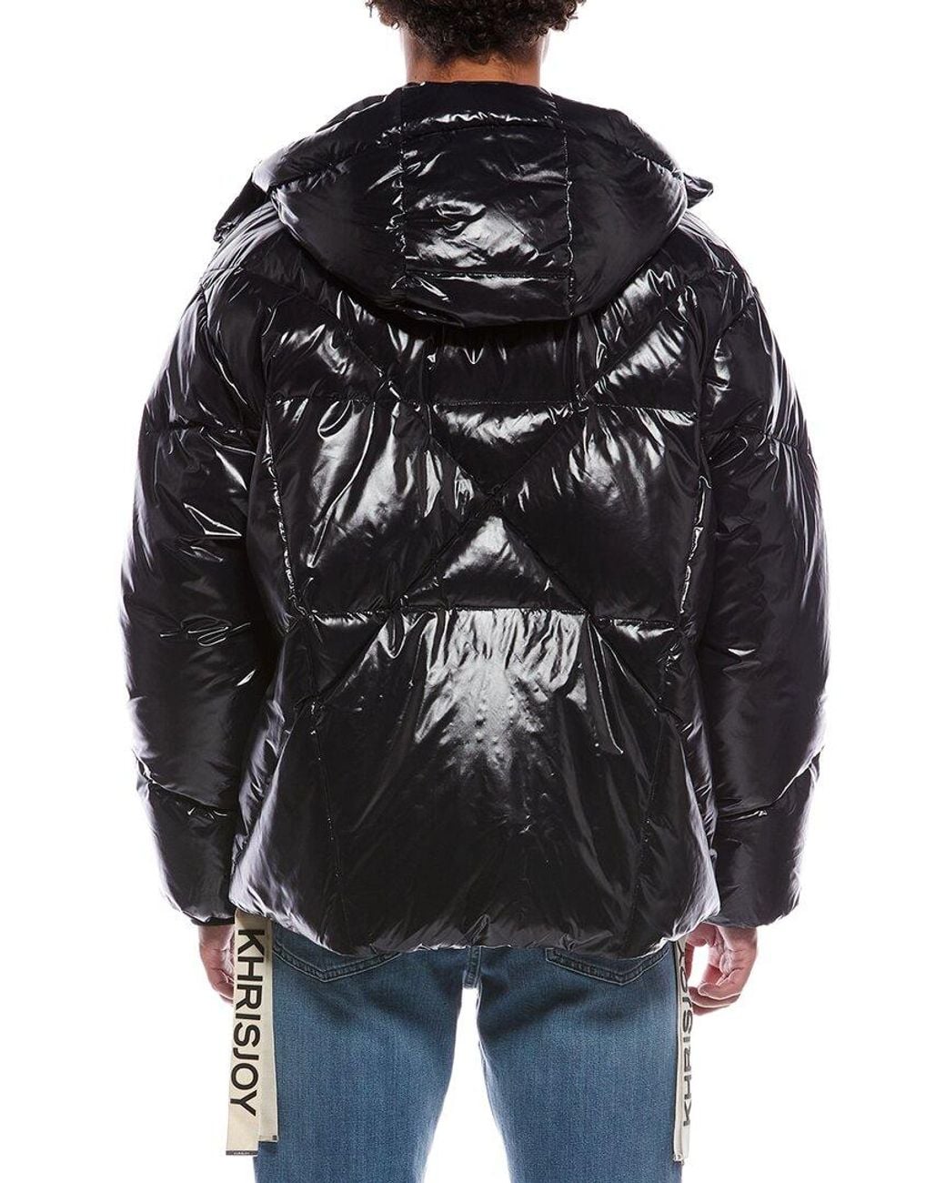 Khrisjoy Black Khrisman Puffer Jacket for men